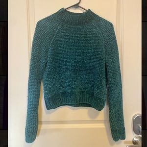 H&M Emerald Green High-neck Sweater